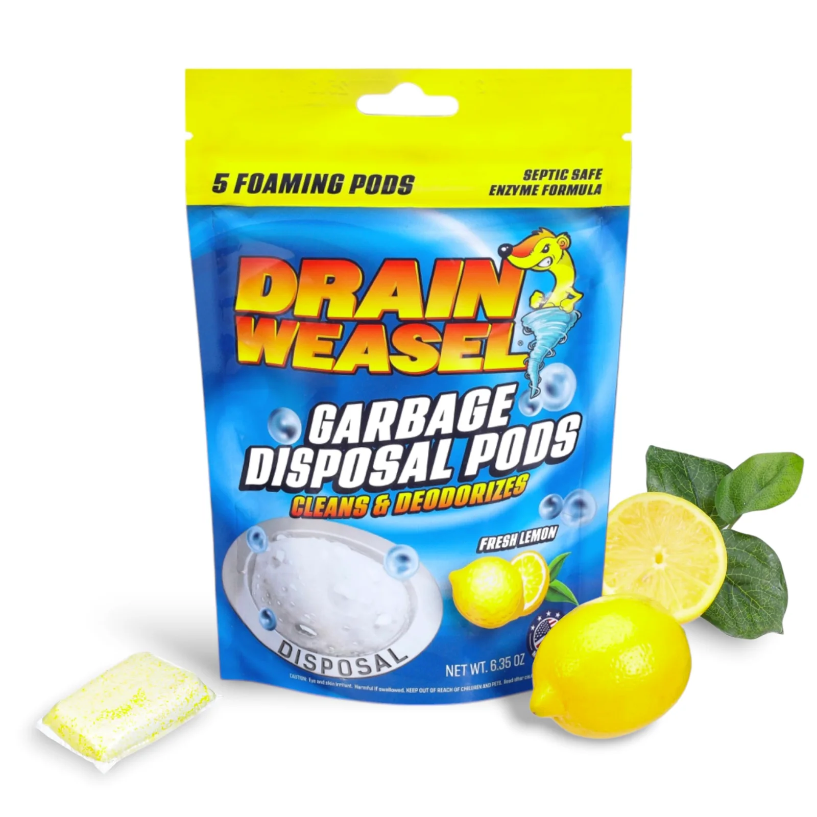 FlexiSnake Drain Weasel Garbage Disposal Pods